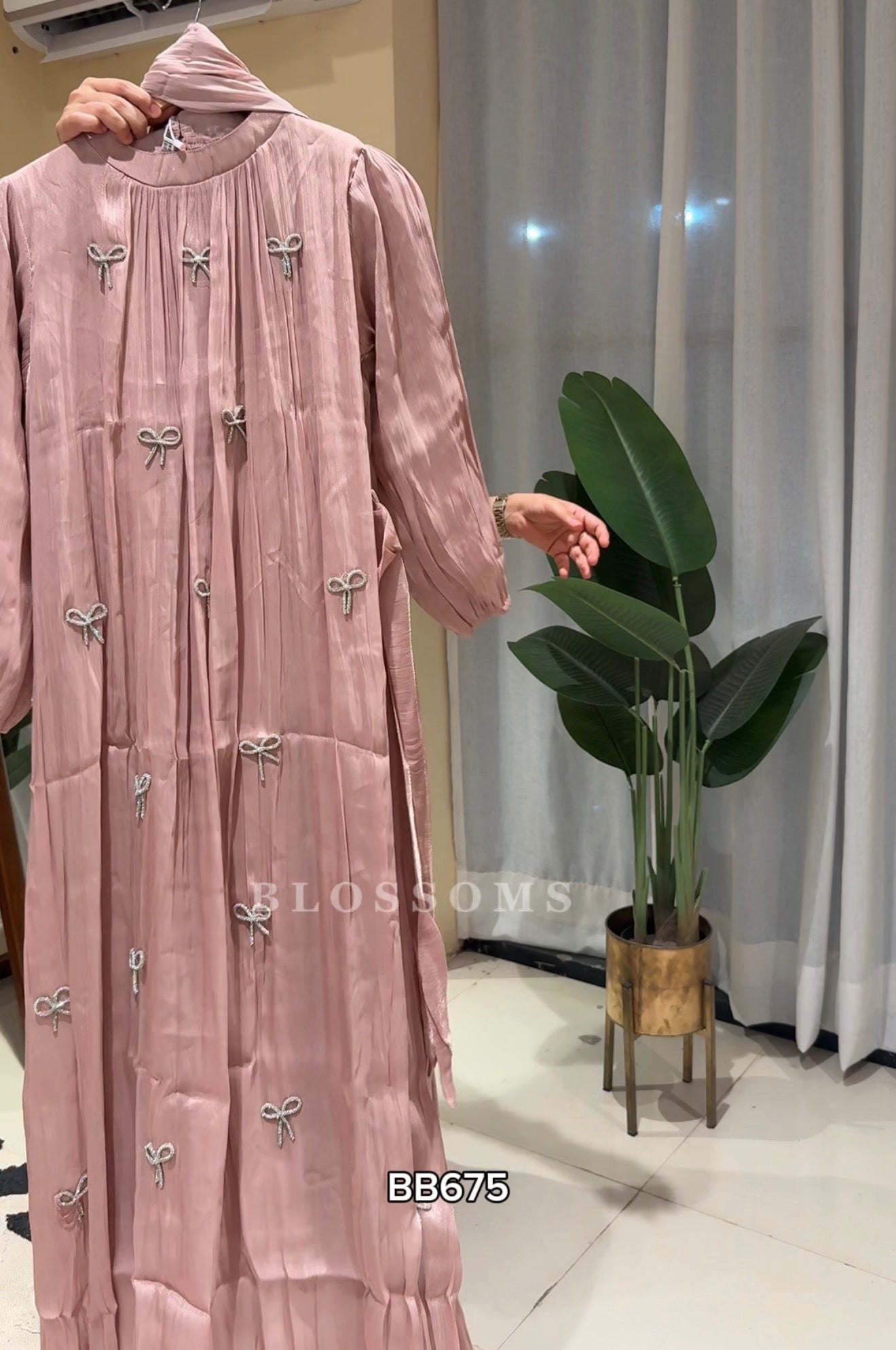 Gown with dupatta- BB675