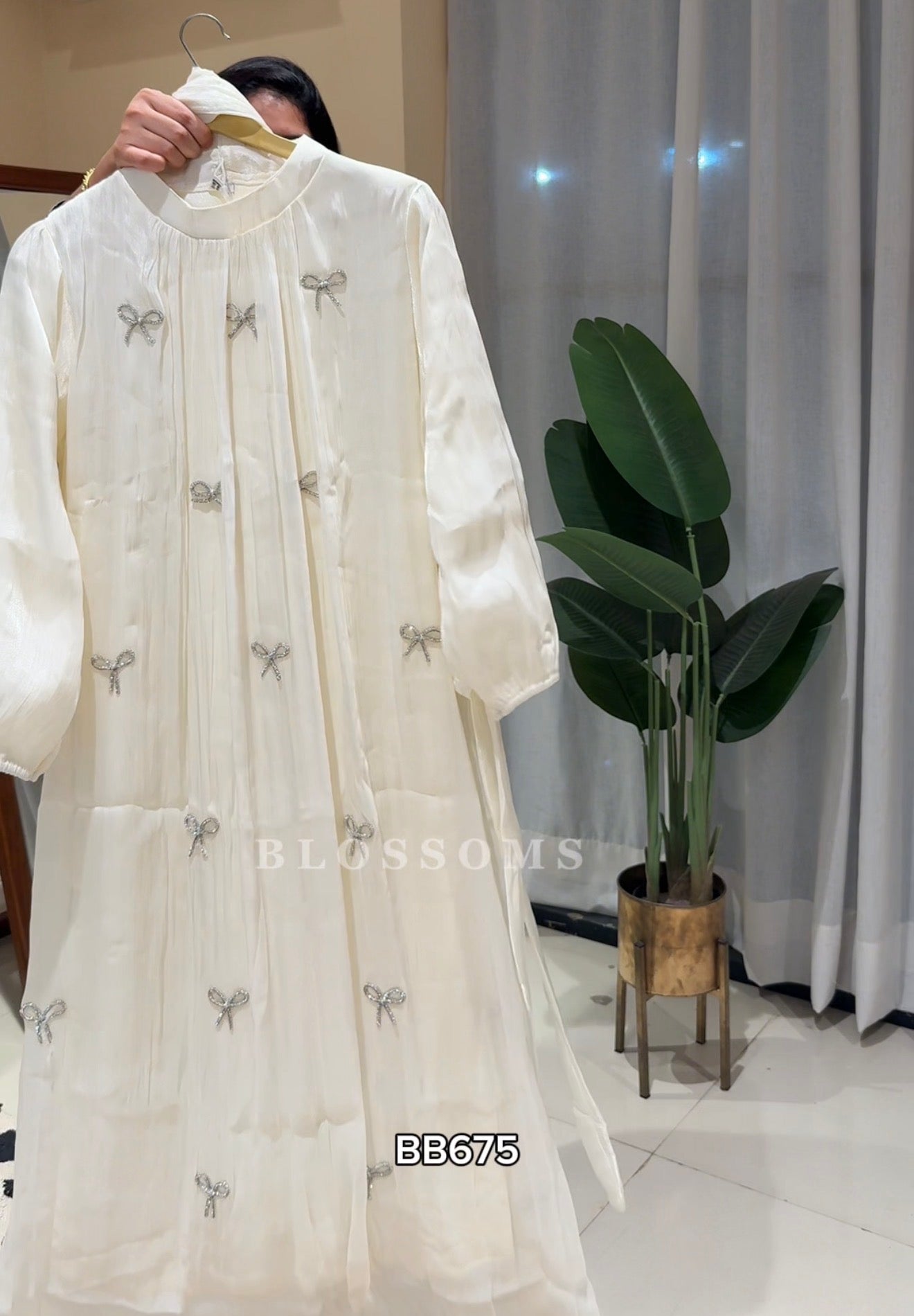 Gown with dupatta- BB675
