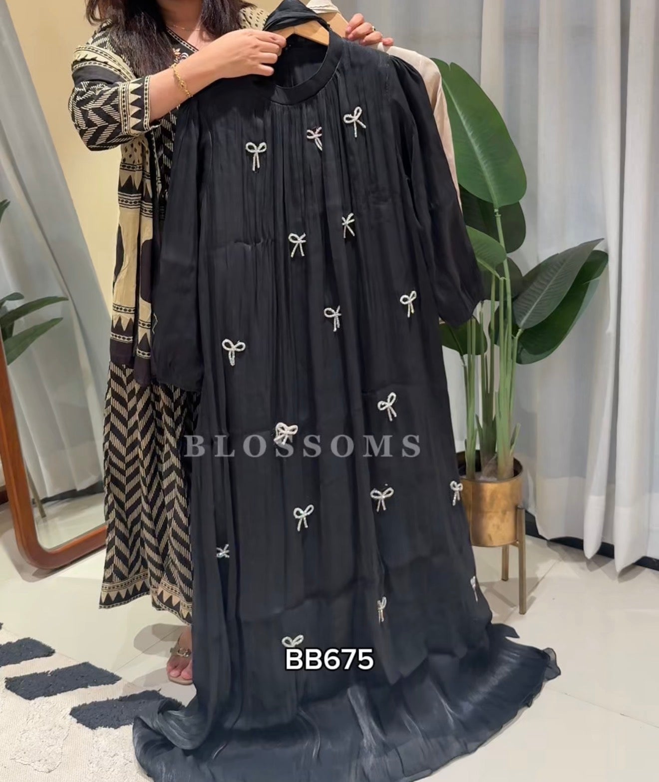 Gown with dupatta- BB675
