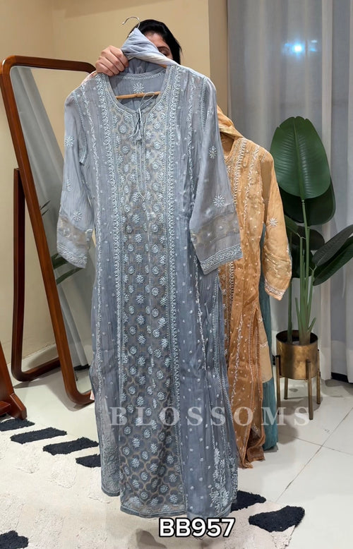 Ready with unstiched bottom- BB957